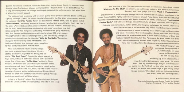The Brothers Johnson* - The Very Best Of The Brothers Johnson / Strawberry Letter 23 (CD, Comp)