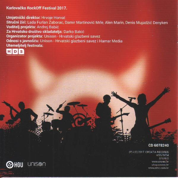 Various - Karlovačko RockOff 2017 (CD, Comp)