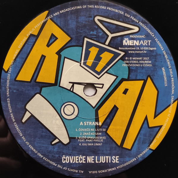 Tram 11 - ÄŒovjeÄe Ne Ljuti Se (2xLP, Album, RE, RM, Gat)