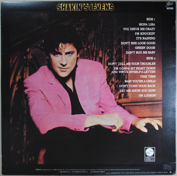 Shakin' Stevens - Shaky (LP, Album, Hun)