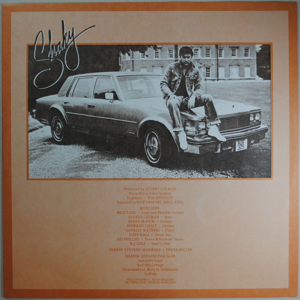 Shakin' Stevens - Shaky (LP, Album, Hun)