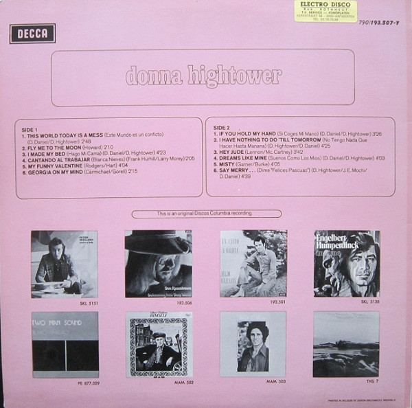Donna Hightower - This World Today Is A Mess (LP, Album)