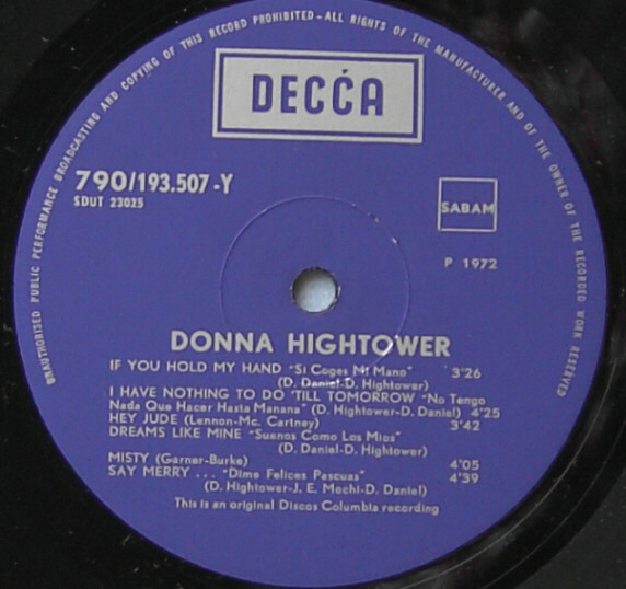 Donna Hightower - This World Today Is A Mess (LP, Album)