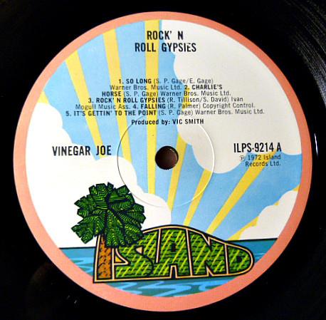 Vinegar Joe - Rock 'N Roll Gypsies (LP, Album, Gat)