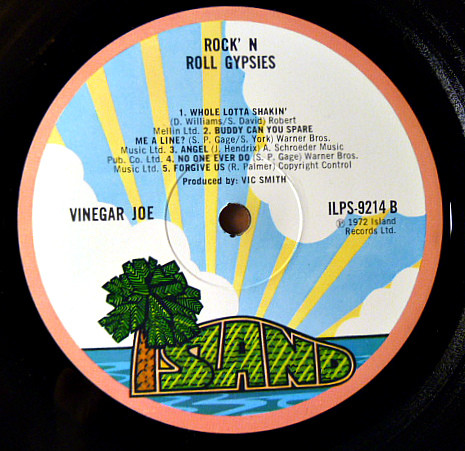 Vinegar Joe - Rock 'N Roll Gypsies (LP, Album, Gat)