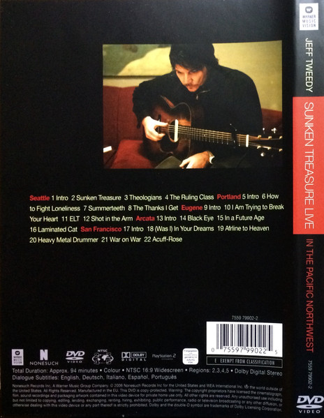 Jeff Tweedy - Sunken Treasure - Live In The Pacific Northwest (DVD-V, NTSC)