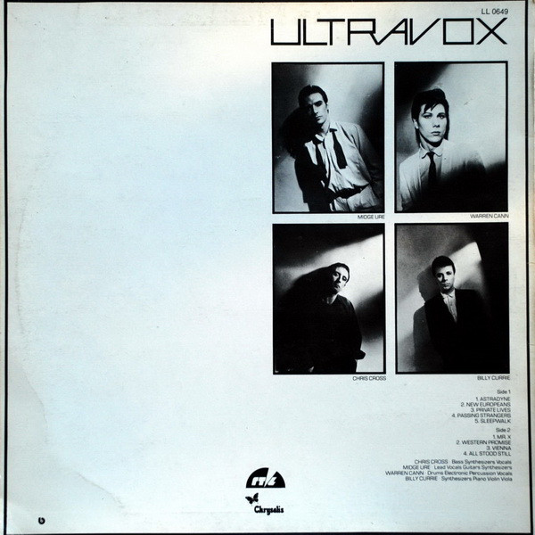 Ultravox - Vienna (LP, Album, RE)