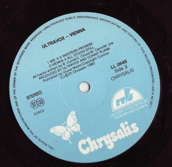 Ultravox - Vienna (LP, Album, RE)