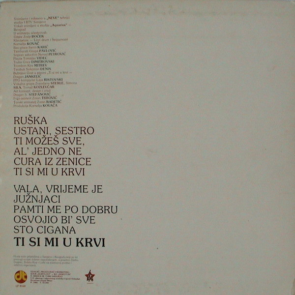 Zdravko Čolić - Ti Si Mi U Krvi (LP, Album)
