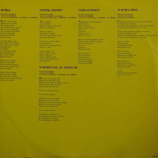 Zdravko Čolić - Ti Si Mi U Krvi (LP, Album)