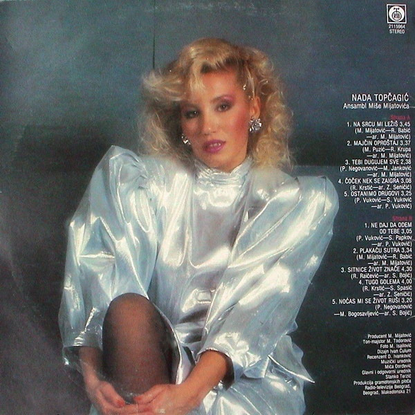 Nada Topčagić - Na Srcu Mi Ležiš (LP, Album)