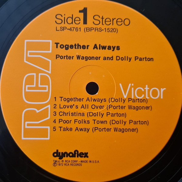 Porter Wagoner & Dolly Parton* - Together Always (LP, Album, Ind)