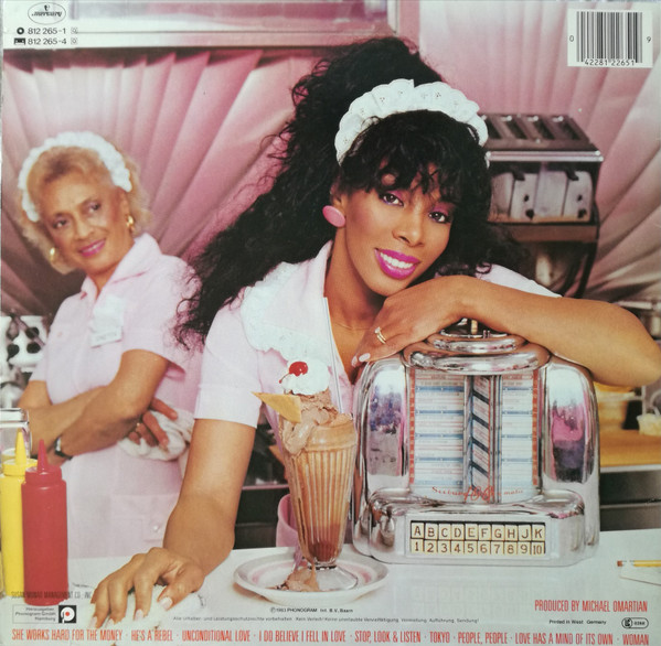 Donna Summer - She Works Hard For The Money (LP, Album)