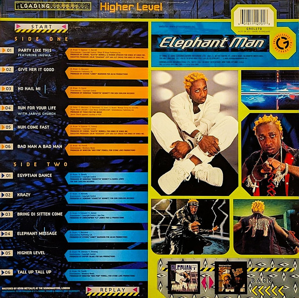 Elephant Man - Higher Level (LP, Album)