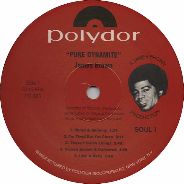 James Brown - Pure Dynamite! (LP, Album, RE, Gat)