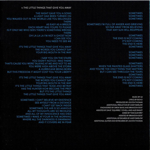 U2 - Songs Of Experience (CD, Album)