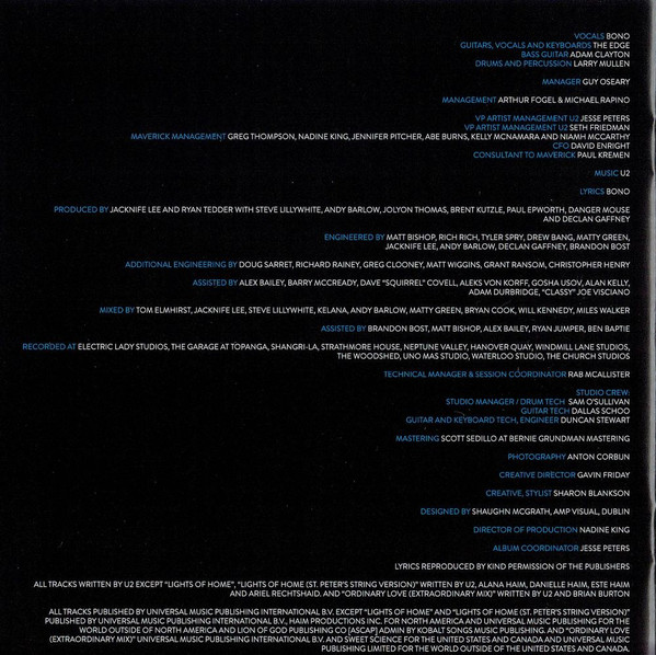 U2 - Songs Of Experience (CD, Album)