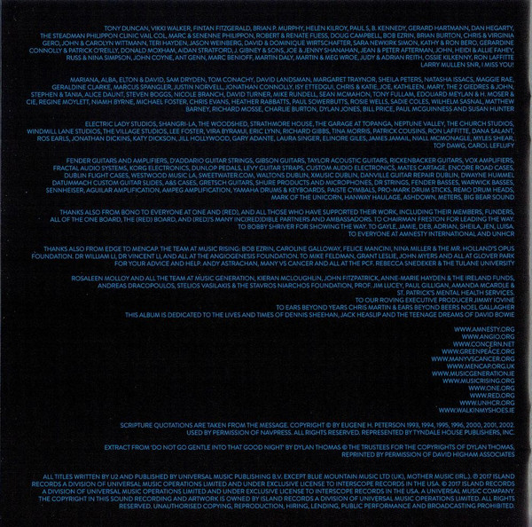 U2 - Songs Of Experience (CD, Album)