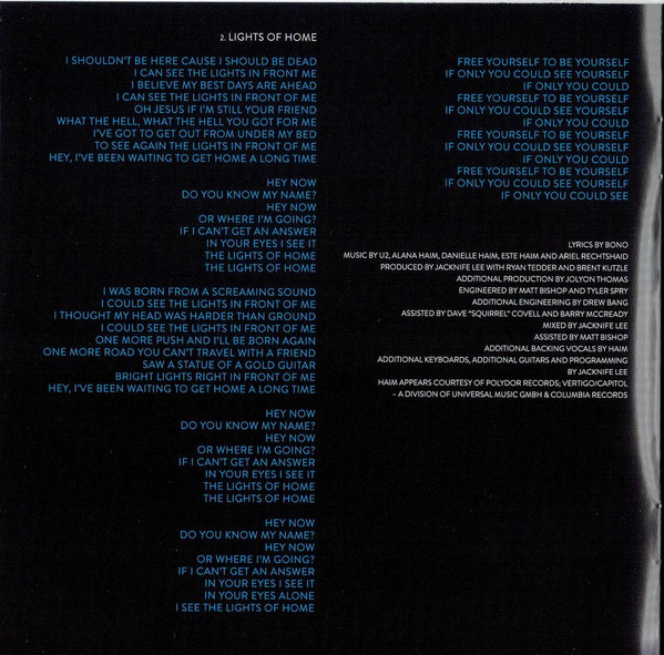 U2 - Songs Of Experience (CD, Album)