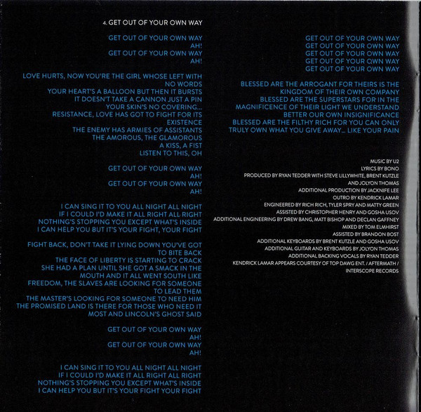 U2 - Songs Of Experience (CD, Album)