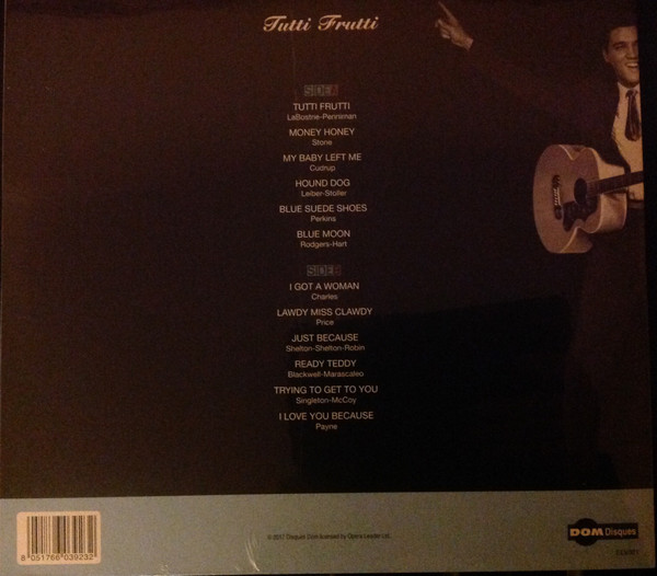 Elvis Presley - Tutti Frutti (LP, Comp, RM, 180)