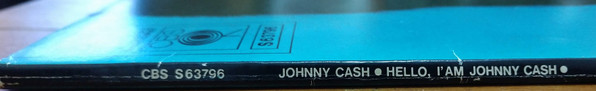 Johnny Cash - Hello, I'm Johnny Cash (LP, Album, Gat)