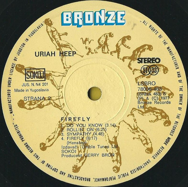 Uriah Heep - Firefly (LP, Album)