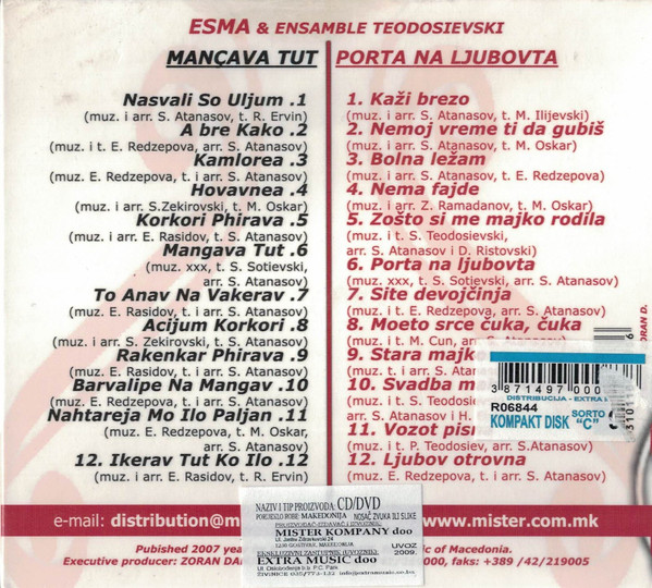 Esma Redžepova - Between Two Lifes (Pomedju Dva Životi) (2xCD, Album, RE, Dig)