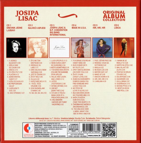 Josipa Lisac - Original Album Collection Vol. 1 (6xCD, Comp)