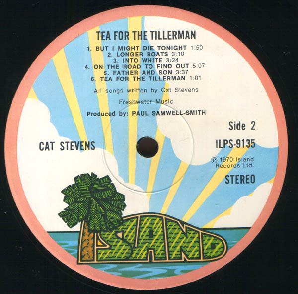 Cat Stevens - Tea For The Tillerman (LP, Album, RE, Pin)