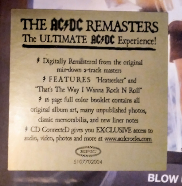 AC/DC - Blow Up Your Video (CD, Album, Enh, RE, RM, Dig)