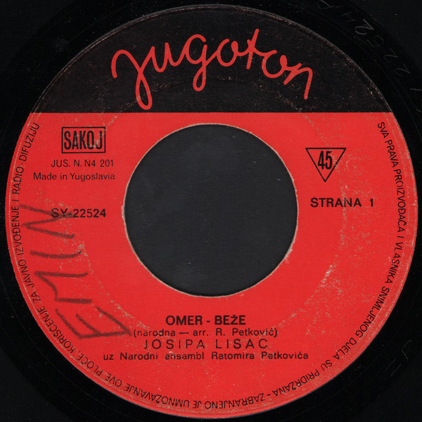 Josipa Lisac - Omer Beže / Niz Polje Idu Babo (7