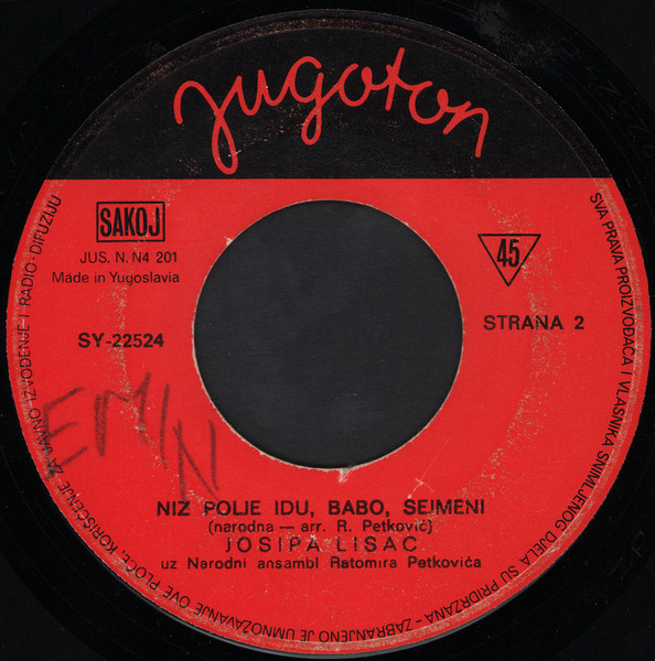 Josipa Lisac - Omer Beže / Niz Polje Idu Babo (7