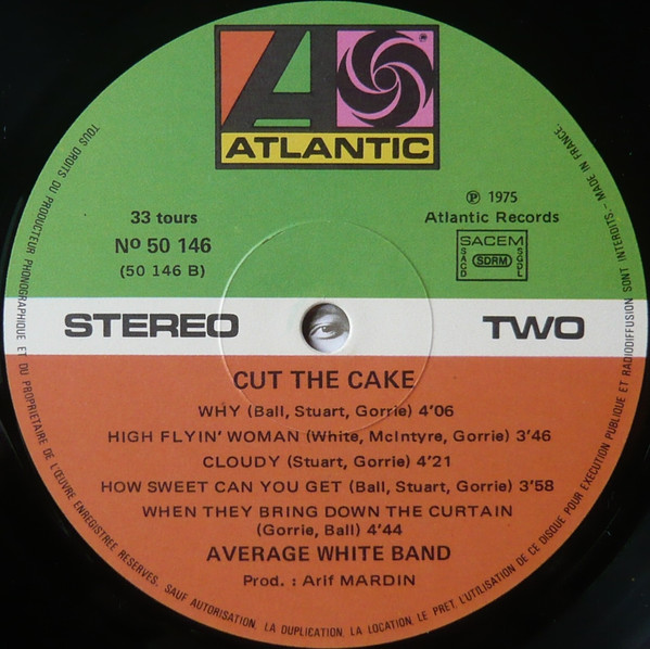 Average White Band - Cut The Cake (LP, Album)