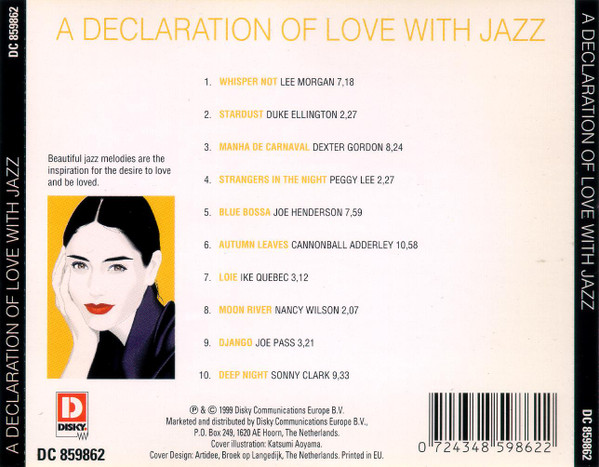 Various - A Declaration Of Love With Jazz (CD, Comp)