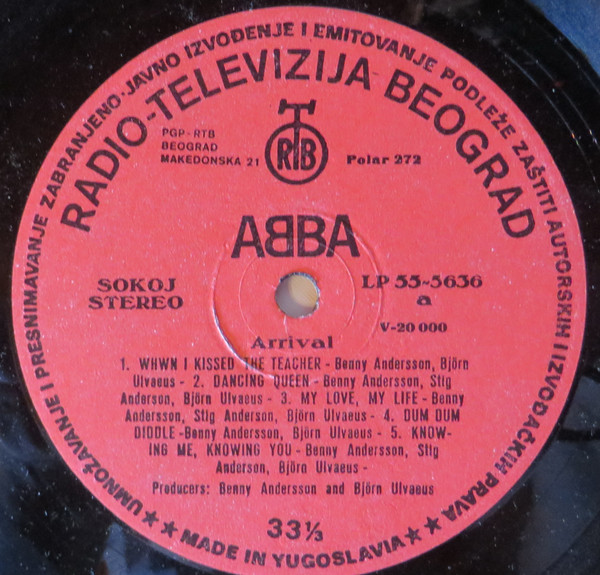 ABBA - Arrival (LP, Album, RP, V)