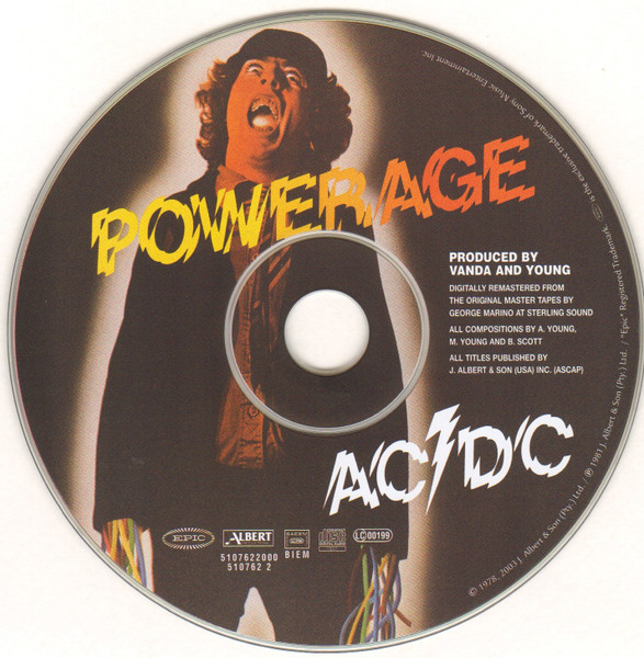AC/DC - Powerage (CD, Album, Enh, RE, RM, Dig)