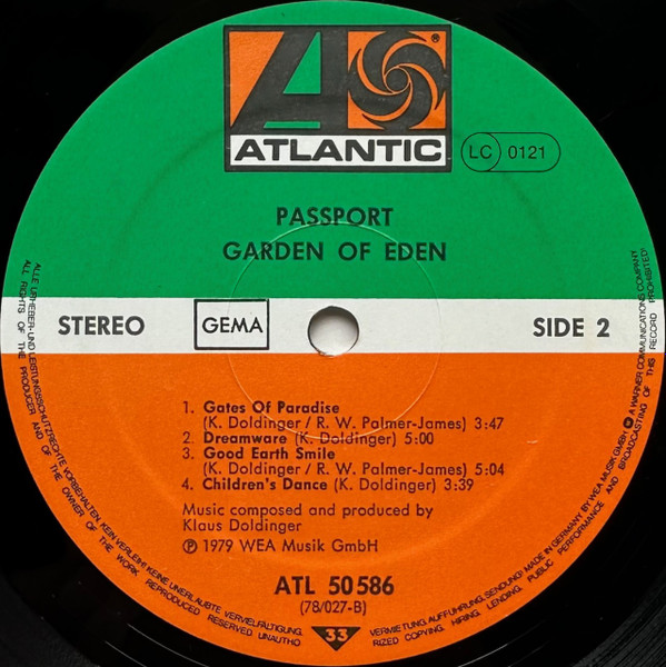 Passport (2) - Garden Of Eden (LP, Album)