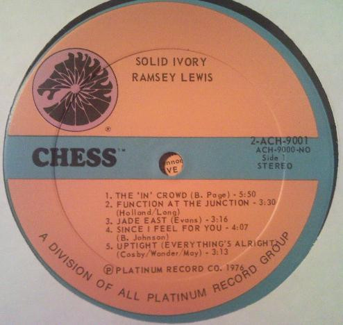 Ramsey Lewis - Solid Ivory: His Greatest Hits (2xLP, Comp)