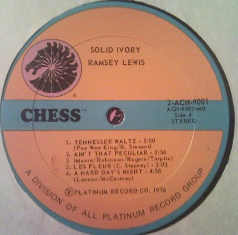 Ramsey Lewis - Solid Ivory: His Greatest Hits (2xLP, Comp)