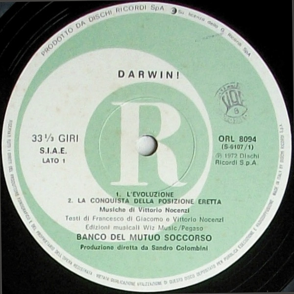 Banco Del Mutuo Soccorso - Darwin! (LP, Album, RE)
