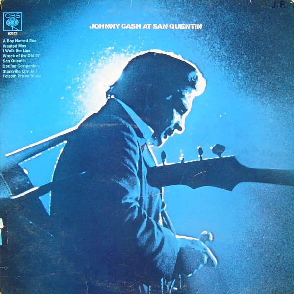 Johnny Cash - Johnny Cash At San Quentin (LP, Album, Sho)