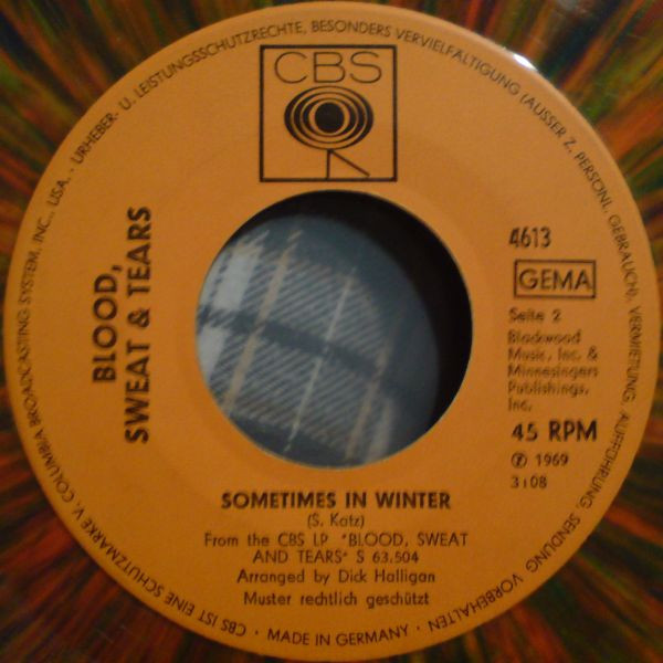 Blood, Sweat & Tears* - And When I Die / Sometimes In Winter (7