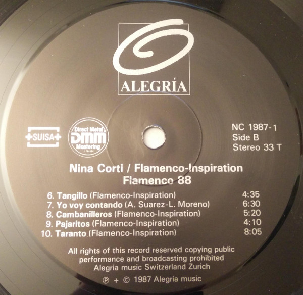 Nina Corti - Flamenco '88 (LP, Album)