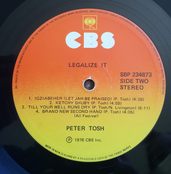 Peter Tosh - Legalize It (LP, Album)