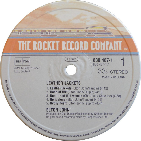 Elton John - Leather Jackets (LP, Album)