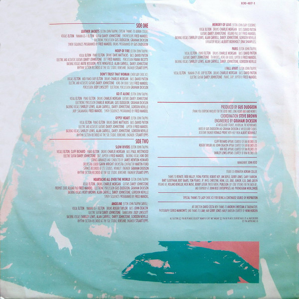 Elton John - Leather Jackets (LP, Album)