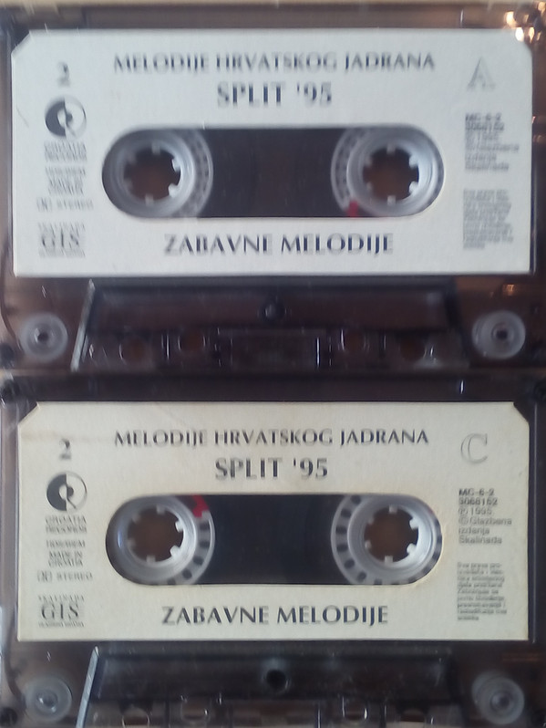 Various - Melodije Hrvatskog Jadrana - Zabavne Melodije 2 (Split '95) (2xCass, Album)