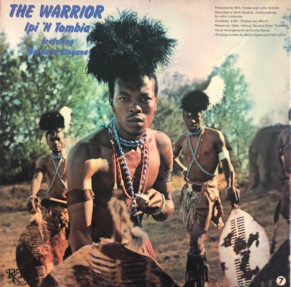 Ipi 'N Tombia* Featuring Margaret Singana - The Warrior (LP, Album, Gat)