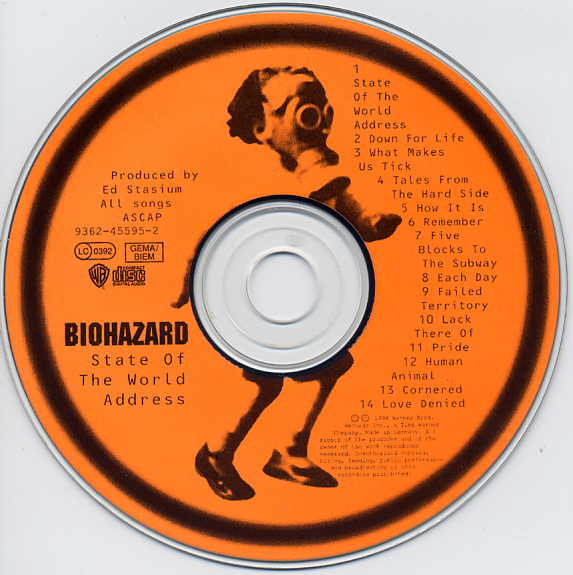 Biohazard - State Of The World Address (CD, Album, Ltd, Ora)